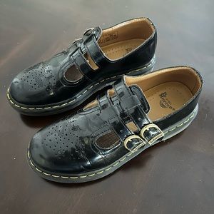 8065 PATENT LEATHER MARY JANE SHOES BLACK